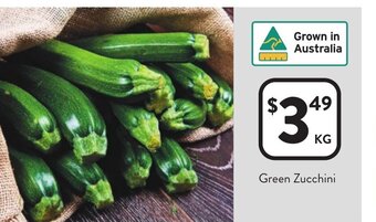 Foodworks Green Zucchini offer