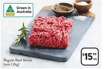 Foodworks Regular Beef Mince offer