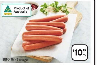 Foodworks BBQ Thin Sausages offer