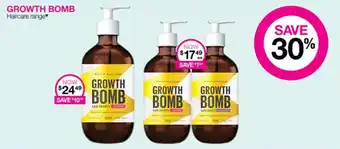 Priceline Growth Bomb Haircare offer