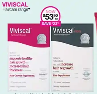 Priceline Viviscal Haircare offer