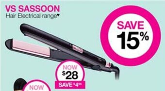 Priceline VS Sassoon Hair Electrical offer