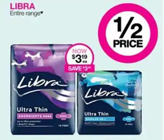 Priceline Libra Ultra Thin - Goodnight & Regular offer