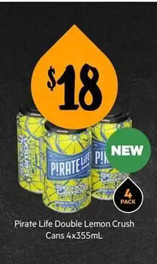 First Choice Liquor Pirate life double lemon crush cans offer