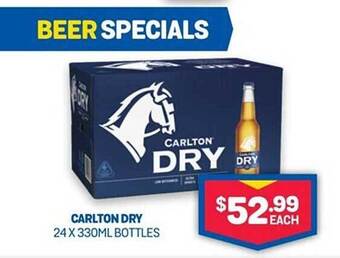 Bottlemart Carlton dry offer