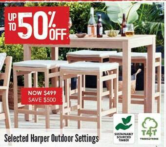 Selected harper outdoor settings