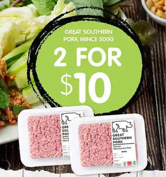 Spudshed Great southern pork mince offer