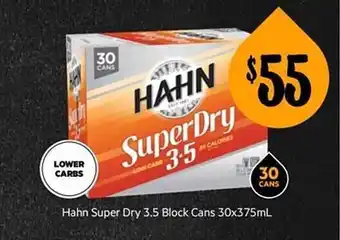 Hahn super dry 3.5 block