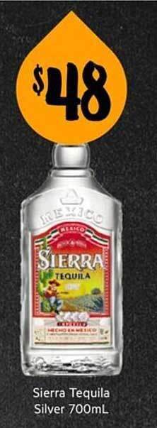 First Choice Liquor Sierra tequila silver offer