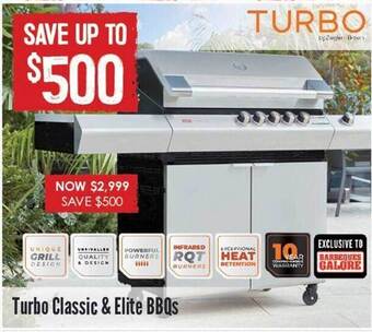 Turbo classic & elite bbqs
