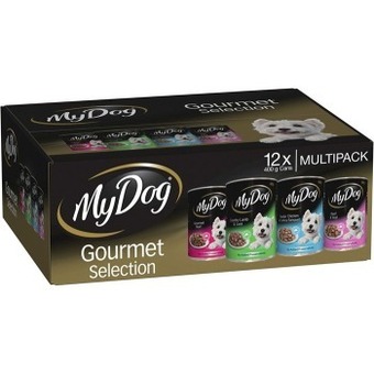 My dog gourmet selection wet dog food 12 x 400g