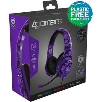 BIG W 4gamers gaming headset - purple camo offer