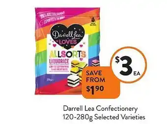 Foodworks Darrell lea confectionery offer