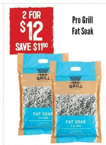 Barbeques Galore Pro grill fat soak offer