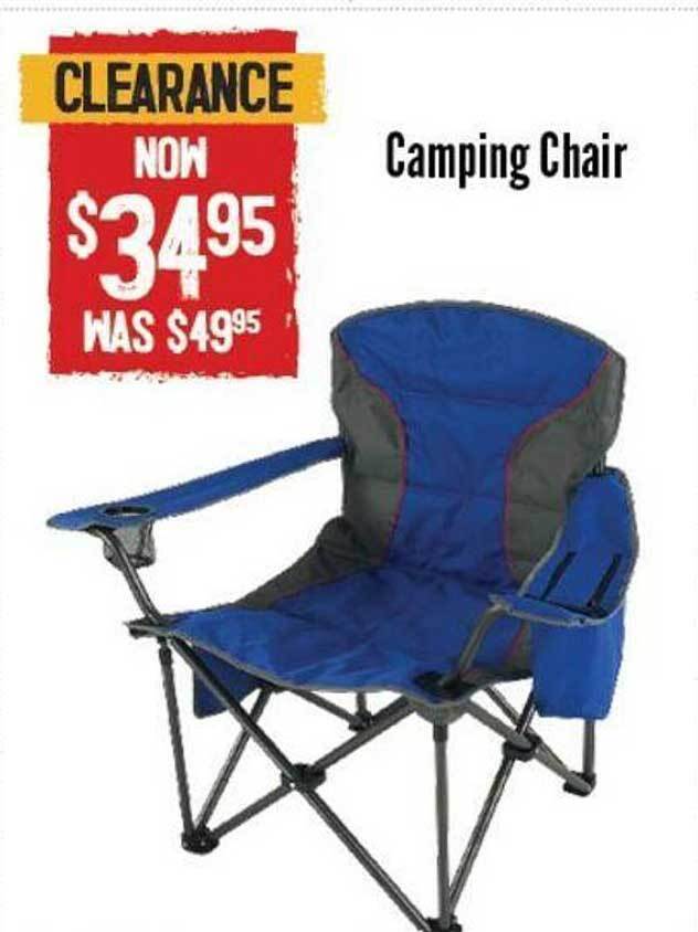 Camping chair offer at Barbeques Galore