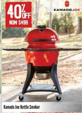 Kamado joe kettle smoker