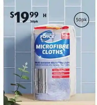 ALDI Force microfibre cloths offer