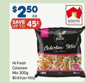 Foodland Hi fresh coleslaw mix offer