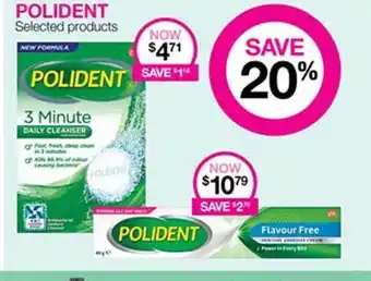 Priceline Polident selected products offer
