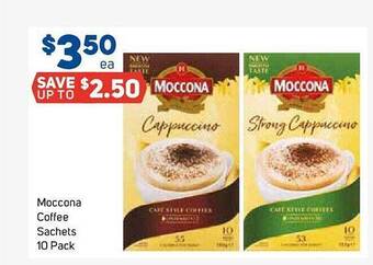 Foodland Moccona coffee sachets offer
