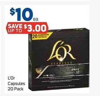 Foodland L'or capsules offer