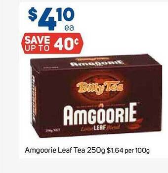 Foodland Amgoorie leaf tea offer
