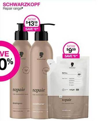 Priceline Schwarzkopf repair range offer
