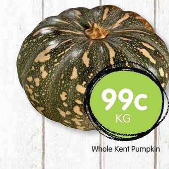 Spudshed Whole kent pumpkin offer