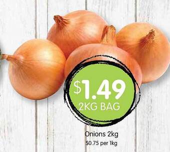 Spudshed Onions offer