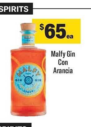 Liquorland Malfy gin con arancia offer