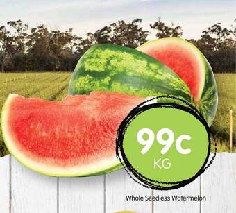 Spudshed Whole seedless watermelon offer
