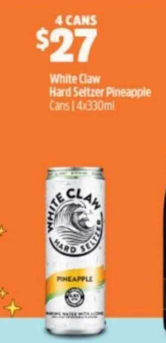 White Claw Hard Seltzer Pineapple