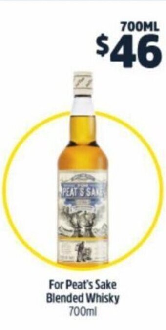 BWS For Peat's Sake Blended Whisky offer