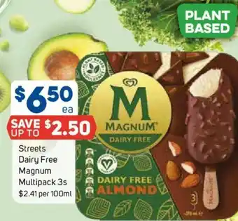 Foodland Streets Dairy Free Magnum Multipack 3s offer