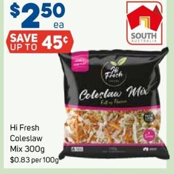 Foodland Hi Fresh Coleslaw Mix 300g. offer