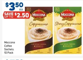 Foodland Moccona Coffee Sachets 10 pack offer