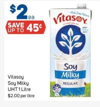 Foodland Vitasoy Soy Milky UHT 1 Litre offer