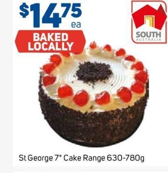 Foodland St George 7" Cake Range 630-780g offer