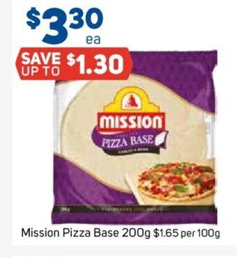 Foodland Mission Pizza Base 200g offer