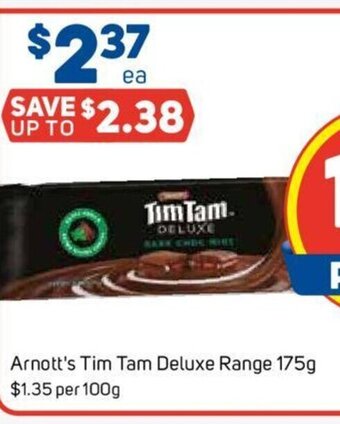 Foodland Arnott's Tim Tam Deluxe Range 175g offer