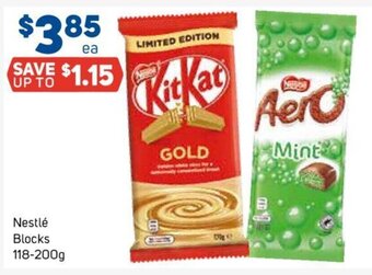 Foodland Nestlé Blocks 118-200g. offer