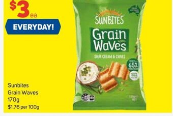 Foodland Sunbites Grain Waves 170g offer
