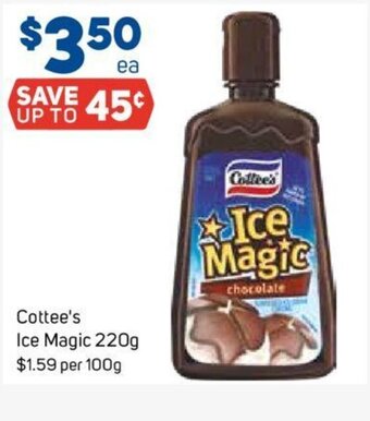 Foodland Cottee's Ice Magic 220g offer