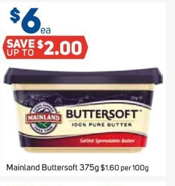 Foodland Mainland Buttersoft 375g offer