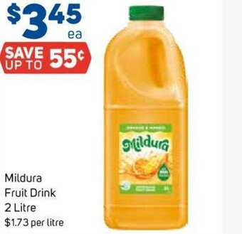 Foodland Mildura Fruit Drink 2 Litre offer