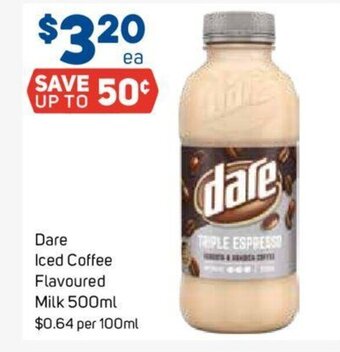 Foodland Dare Iced Coffee Flavoured Milk 500 ml. offer