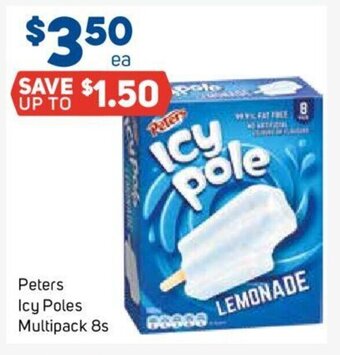 Foodland Peters Icy Poles Multipack 8s offer
