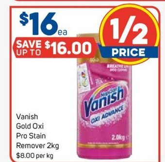 Foodland Vanish Gold Oxi Pro Stain Remover 2kg. offer