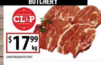 Supabarn Lamb Forequarter Chops offer