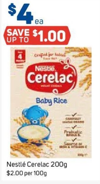 Foodland Nestlé Cerelac 200g. offer